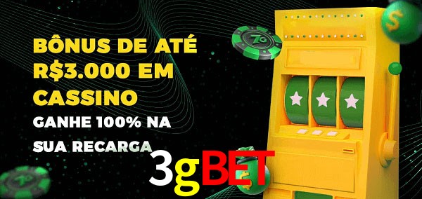 3gbet melhor bônus de depósito