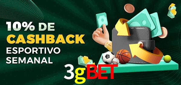 10% de bônus de cashback na 3gbet